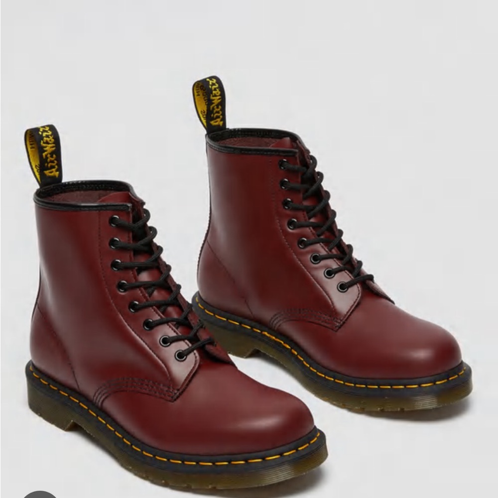 Cherry red 1460 doc marten boots
